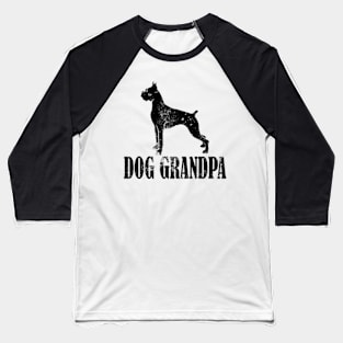 Boxer Dog Grandpa Baseball T-Shirt